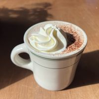 Hot Cocoa   at Green Salmon Coffee and Tea House in Yachats
