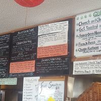 Menu at Green Salmon Coffee and Tea House in Yachats