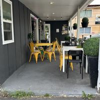 Outdoor seating, front  at Little Noodle Spokane in Spokane