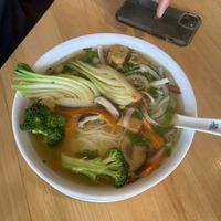 Vegetarian pho with tofu and mixed vegetables   at Vietvana in Avondale Estates