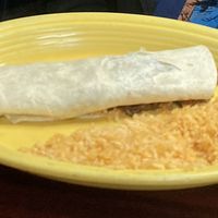 vegan burrito with rice  at Rio Bravo 2 in Point Pleasant