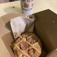Beet and squash delicious dessert pastry.  at Organic Deli Cafe in Oxford