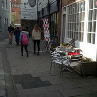 Outside at Organic Deli Cafe in Oxford