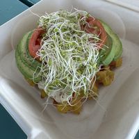 Chipa waffle  at Ahonui in Kahului