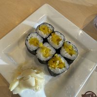 Pickled radish rolls   at Furusato Sushi in Honolulu