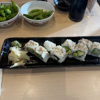 Avocado roll (+some edamame lol)  at Furusato Sushi in Honolulu