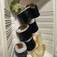 Cooked squash rollls  at Furusato Sushi in Honolulu