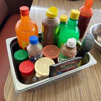 Different toppings  at Boulevard Fruit & Veggies in Petaluma