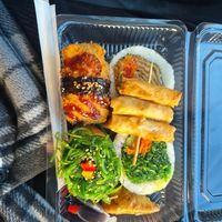 All vegan, cost around $20 at Kimchi & Wasabi in Nelson