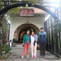 Our chef on the New Year’s Day of the year of the snake  at Nhà hàng chay Huế An in Hue