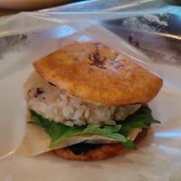 Vegan Zen Burger at Tenguchaya Cafe in Tottori