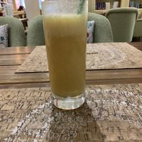 Agave – coconut – orange – pineapple smoothie  at Cafe Imbir - Ginger in Kyiv