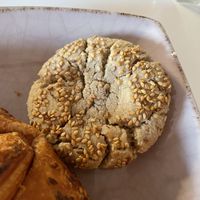 Tahini cookie   at Full Bloom Café in Nice