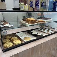 A good selection of baked treats and cold drinks!  at Full Bloom Café in Nice