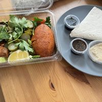 vegan teller  at Berlin Cigköfte Spandau in Berlin