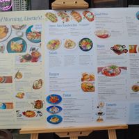 Menu at Lisette's in Kuala Lumpur