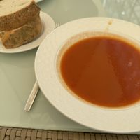 Endless tomato soup and bread   at Friðheimar in Selfoss