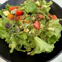 Salad (comes with vegan dressing)  at Friðheimar in Selfoss