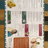 Vegan menu  at Merletto Lounge in High Wycombe