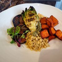 Miso Glazed Mushrooms at Tonnau Restaurant in Criccieth