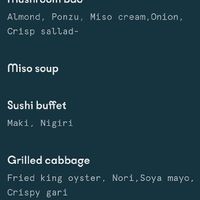 The veg omakase menu that can be made vegan ✨ at Kasai Stockholm in Stockholm