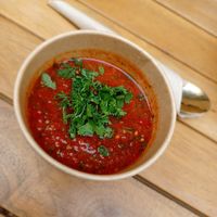 Gazpacho at Seaside Juicery in 