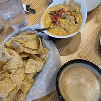 Yep totally had vegan queso and a latte at 7am  at Kerbey Lane Cafe - Northwest in Austin