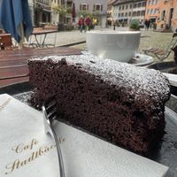 Schokokuchen (vegan)  at Café Stadtbächle in Staufen