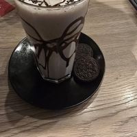 Auf Nachfrage machen sie einen veganen Oreo "Milk"shake. Sehr lecker. at Soul Kitchen in Sittensen