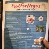   at Food For Negus in Brooklyn