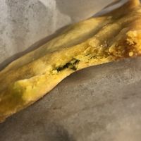 Vegetable pattie  at Food For Negus in Brooklyn