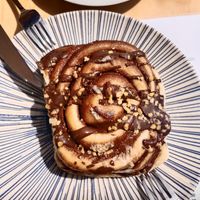 Rollito de Nutella y Ferrero.... Sin palabras!!!! at La Vegana Taperia Playa in Torre Del Mar