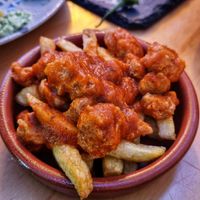 Magro con tomate (a bit bland) at La Vegana Taperia Playa in Torre Del Mar