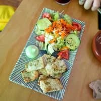 Sepia al ajillo. Muy rica, sabor y textura iguales. at La Vegana Taperia Playa in Torre Del Mar