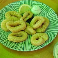 Calamares at La Vegana Taperia Playa in Torre Del Mar