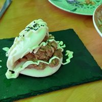 Pan bao at La Vegana Taperia Playa in Torre Del Mar