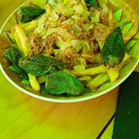 Patatas gordiveganas at La Vegana Taperia Playa in Torre Del Mar