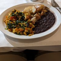 Tofu scramble at Chocolate Maven Bakery and Cafe in Santa Fe