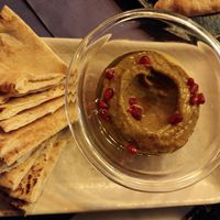 Baba ghanush at El Plátano Azul in Tenerife