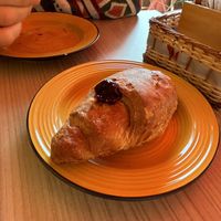 Brioche vegana riempita al momento con marmellata   at Pasticceria GenuinaMente in Padua