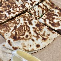 Mushroom, spinach, and vegan cheese  at Gözleme King - Circular Quay in Sydney