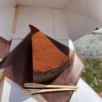 Chocolate tofu cake  at Musubi Sweets Factory  in Kyoto