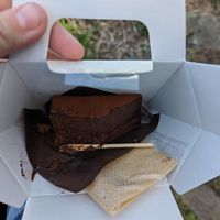 Choc cake at Musubi Sweets Factory  in Kyoto