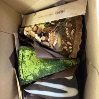 the cakes were delicious!!  at Musubi Sweets Factory  in Kyoto