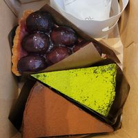 They packaged it very nicely for us with a tiny cool-pack becausewe ordered to go! at Musubi Sweets Factory  in Kyoto