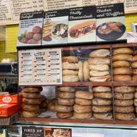 Counter, with menu of Plantega items. at Plantega - Superior Gourmet Deli in New York City