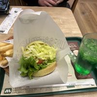 Vegan burger   at MOS BURGER - Fujisan Station Shop in Fujiyoshida