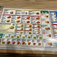 Menu   at MOS BURGER - Fujisan Station Shop in Fujiyoshida