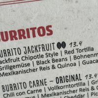 menu  at Enchilada in Minden