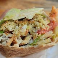 Falafel wrap at Esra in Berlin